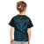Custom Hawaii Kanaka Map T Shirt KID Blue Style LT6 - Wonder Print Shop