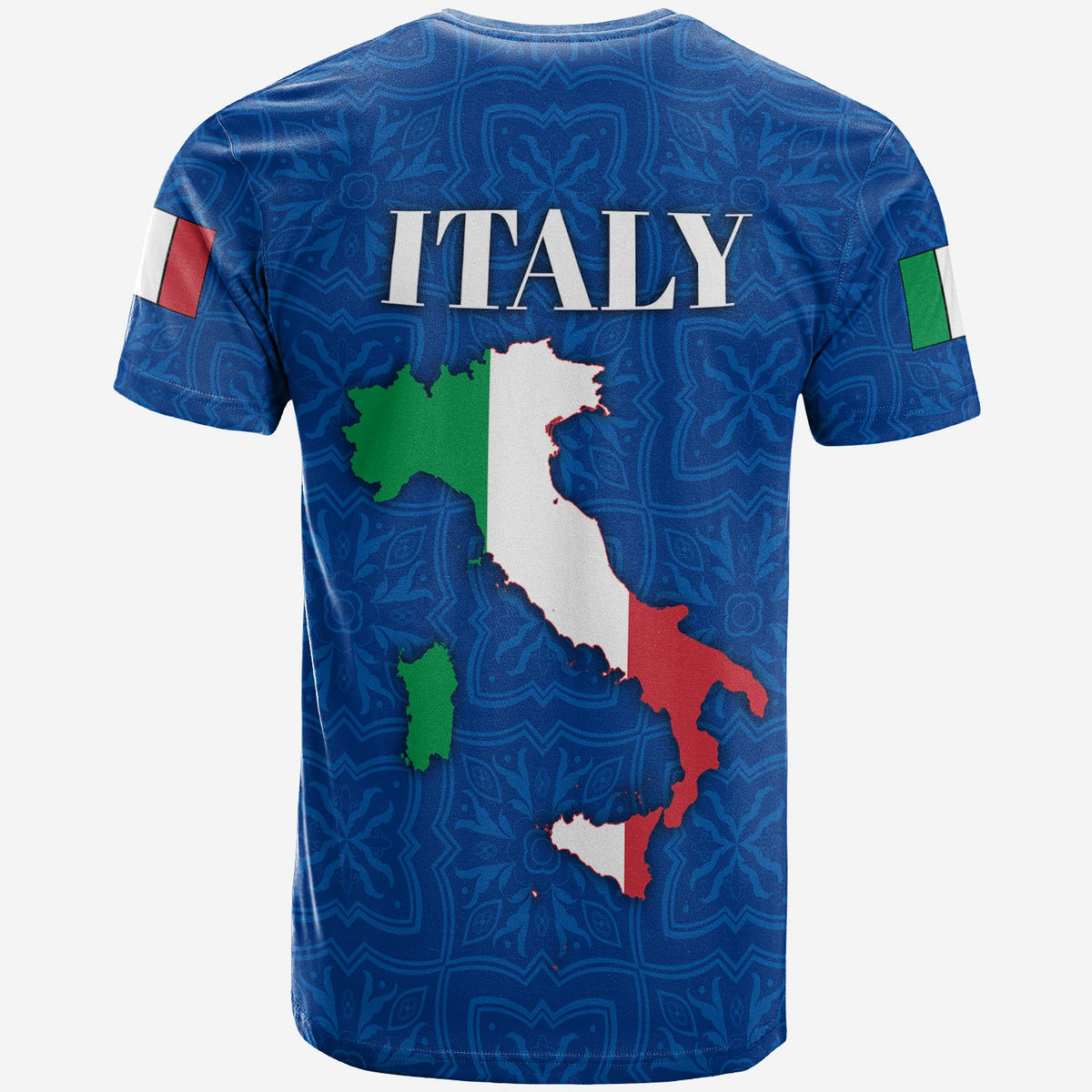Italy Champion T Shirt Blue LT4 - Wonder Print Shop