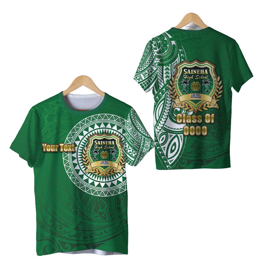 Custom Saineha Tonga T Shirt Tattoo Style Class Of LT16 - Wonder Print Shop