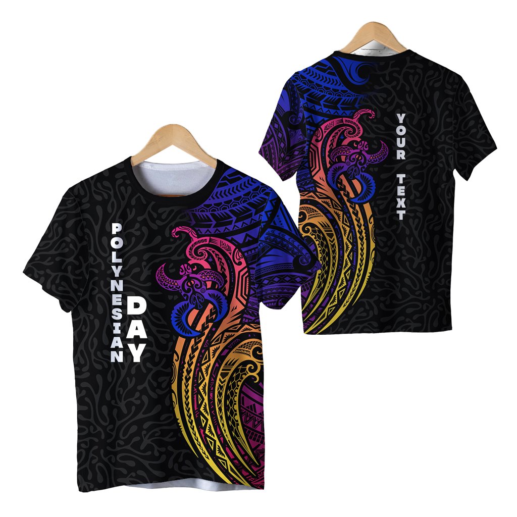 Custom Polynesian Day T Shirt Modern Style LT16 - Wonder Print Shop