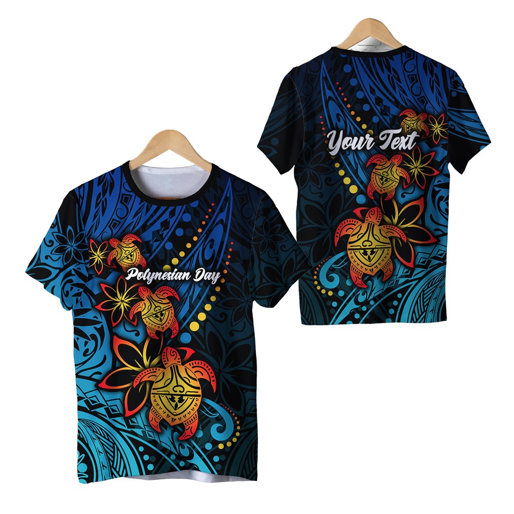 Custom Polynesian Day T Shirt Turtle Style LT16 - Wonder Print Shop