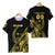 Custom Guam Rugby T Shirt Polynesian Patterns Style Yellow LT16 - Wonder Print Shop