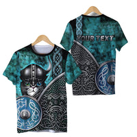 Viking Clothing Viking Cat 3D T Shirt RLT12 - Wonder Print Shop