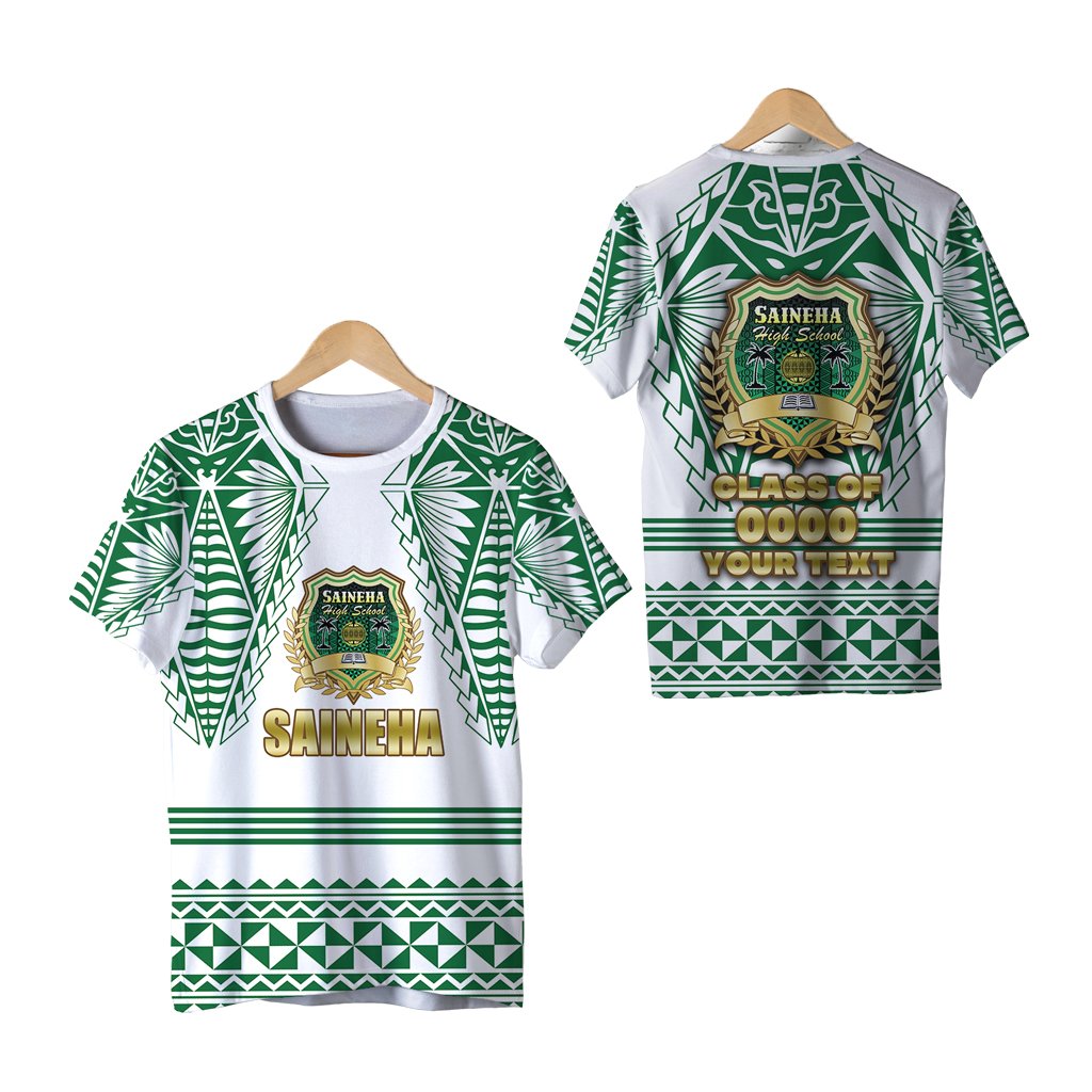 Custom Saineha Tonga T Shirt Tattoo Style Special Class Of LT16 - Wonder Print Shop