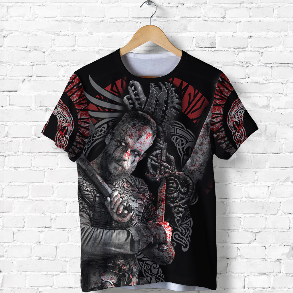 Viking T Shirt Floki Combatant RLT12 - Wonder Print Shop