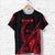 Custom Guam Rugby T Shirt Polynesian Patterns Style Red LT16 - Wonder Print Shop