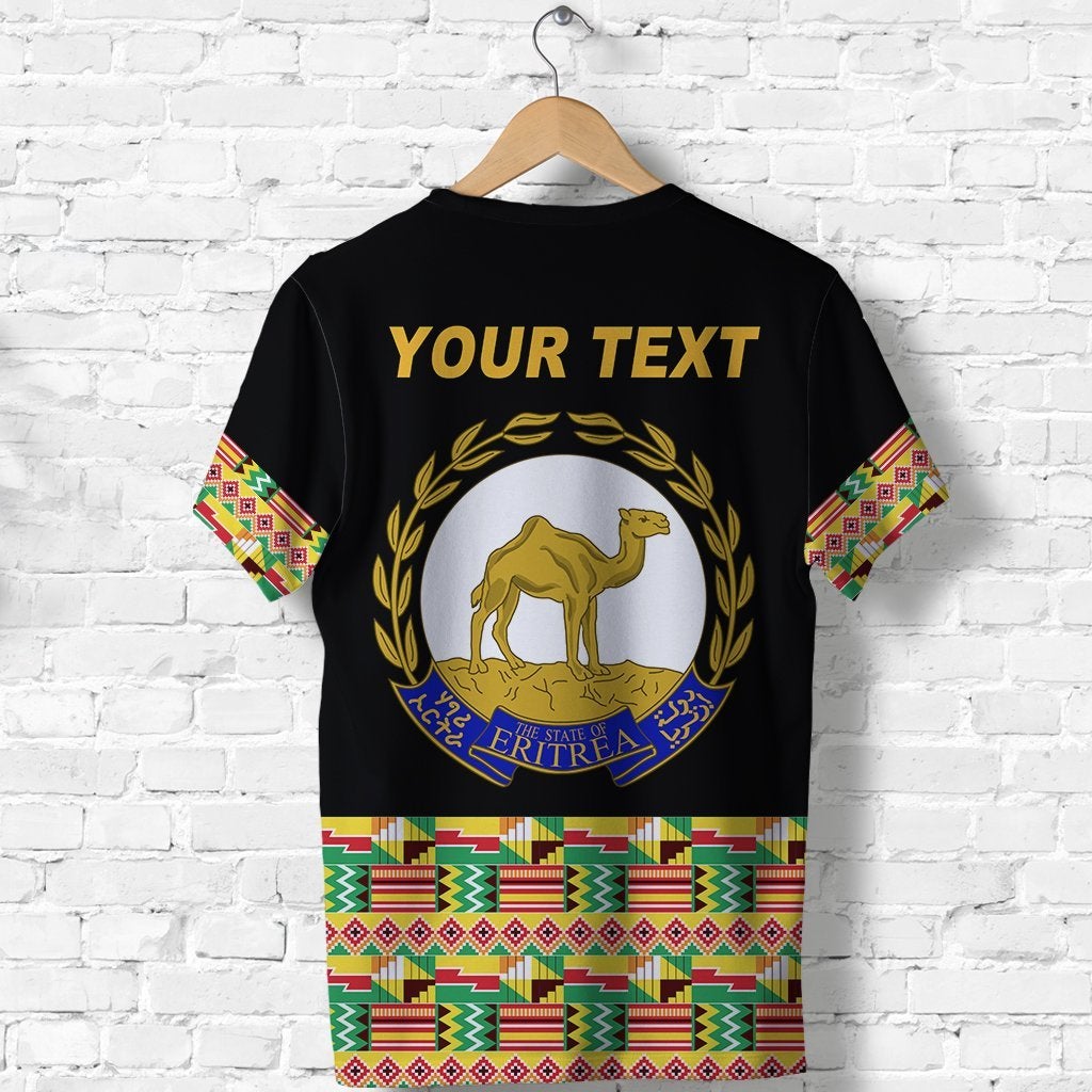 Custom Eritrea T Shirt Mix Eritrea Cross LT13 - Wonder Print Shop