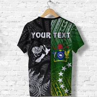 Custom Cook Islands T Shirt Pattern and New Zealand Kiwi LT13 - Wonder Print Shop