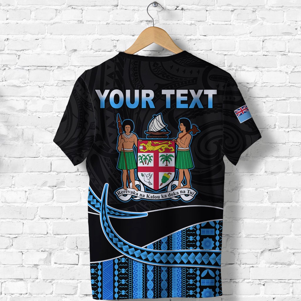 Custom Fiji Polynesian T Shirt Featured Fijian Lovers LT13 - Wonder Print Shop