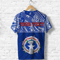 Custom Northern Mariana Islands T Shirt Polynesian CNMI Coat of Arms LT13 - Wonder Print Shop
