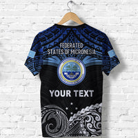 Custom Federated States of Micronesia T Shirt Happy FSM 35th Independence Anniversary LT13 - Wonder Print Shop