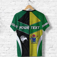 Custom Cook Islands T Shirt and New Zealand Polynesian mix Maori LT13 - Wonder Print Shop