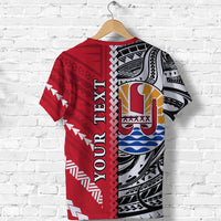Custom Tahiti Unique T Shirt Polynesia Pattern LT13 - Wonder Print Shop
