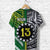 Custom Cook Islands Unique T Shirt Polynesia Pattern Custom Text and Number LT13 - Wonder Print Shop