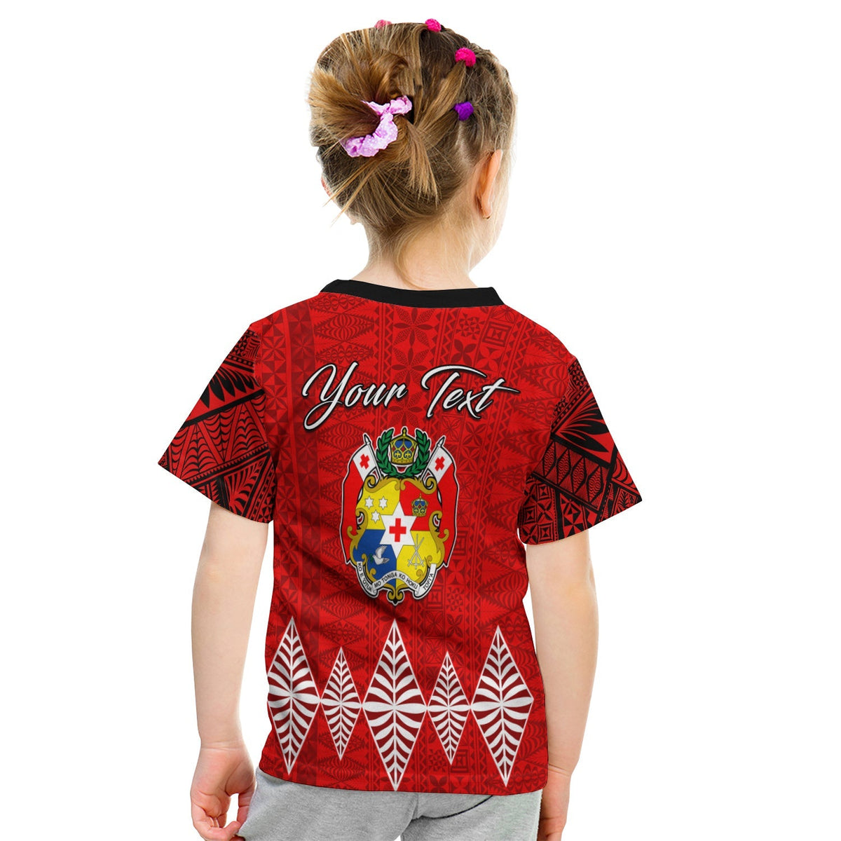 Custom Kingdom of Tonga T Shirt KID 2021 Tonga National Day LT13 - Wonder Print Shop