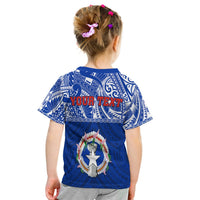 Custom Northern Mariana Islands T Shirt KID Polynesian CNMI Coat of Arms LT13 - Wonder Print Shop