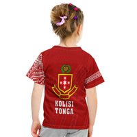 Custom Lion Kolisi Tonga T Shirt KID Atele LT13 - Wonder Print Shop