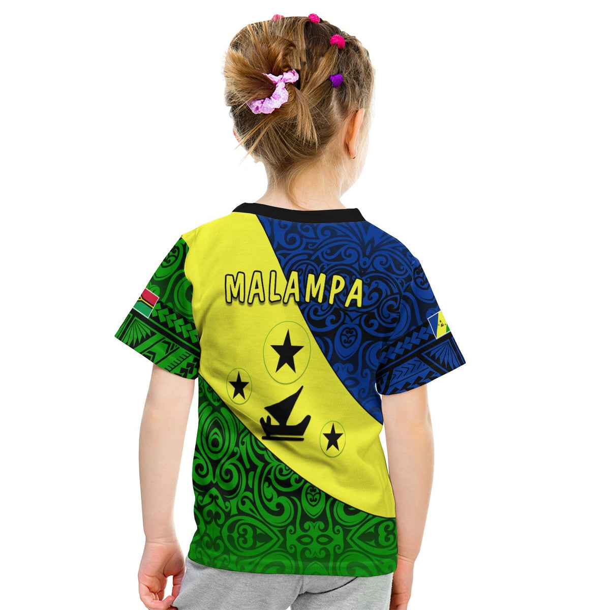 Malampa Province T Shirt KID Vanuatu Pattern LT13 - Wonder Print Shop