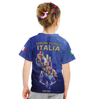 Proud Italia T shirt Kid Campioni D'Europa Lt13 - Wonder Print Shop