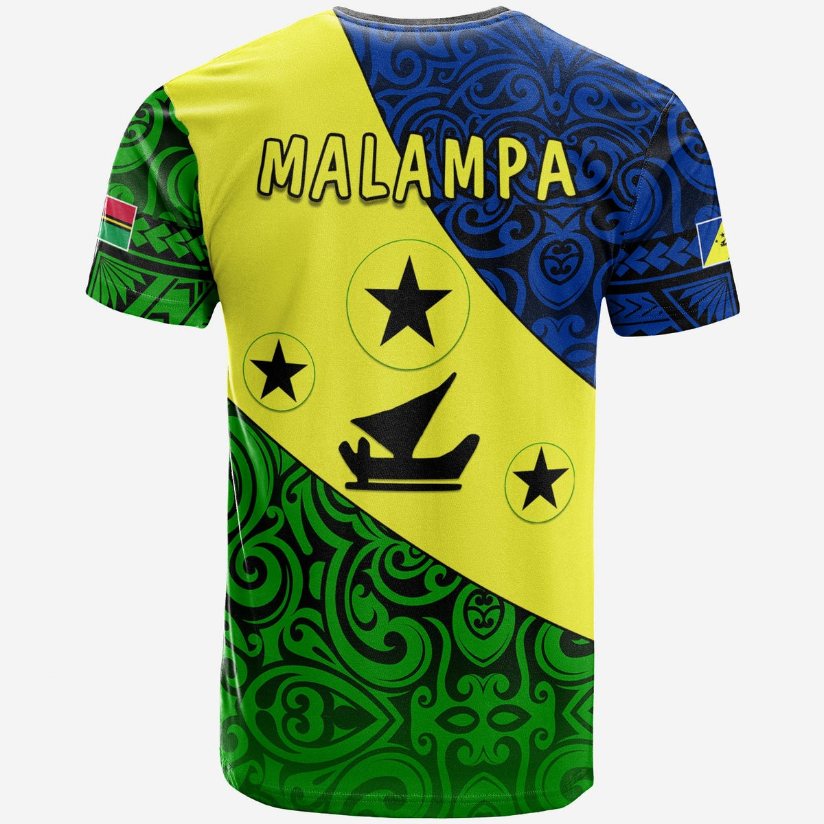 Malampa Province T Shirt Vanuatu Pattern LT13 - Wonder Print Shop