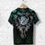 Aotearoa Paua Shell T Shirt Maori Manaia and Fish LT13 - Wonder Print Shop