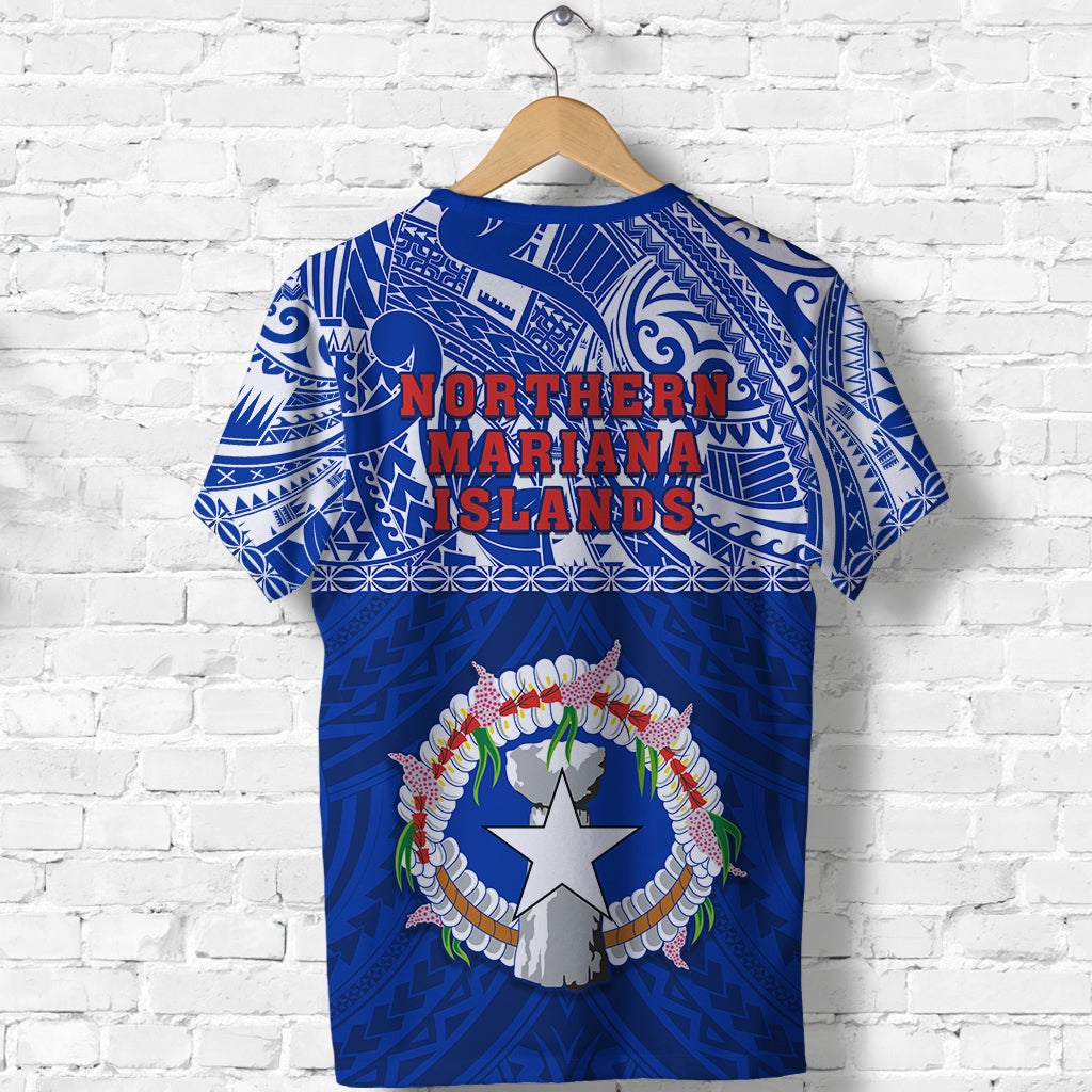 Northern Mariana Islands T Shirt Polynesian CNMI Coat of Arms LT13 - Wonder Print Shop