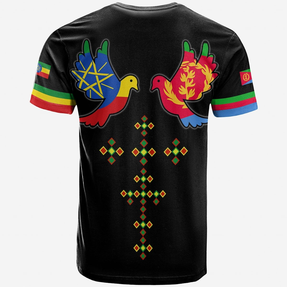 Ethiopia and Eritrea T Shirt One Love LT13 - Wonder Print Shop