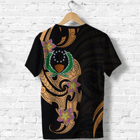Pohnpei Simple T Shirt Tropical Flowers LT13 - Wonder Print Shop