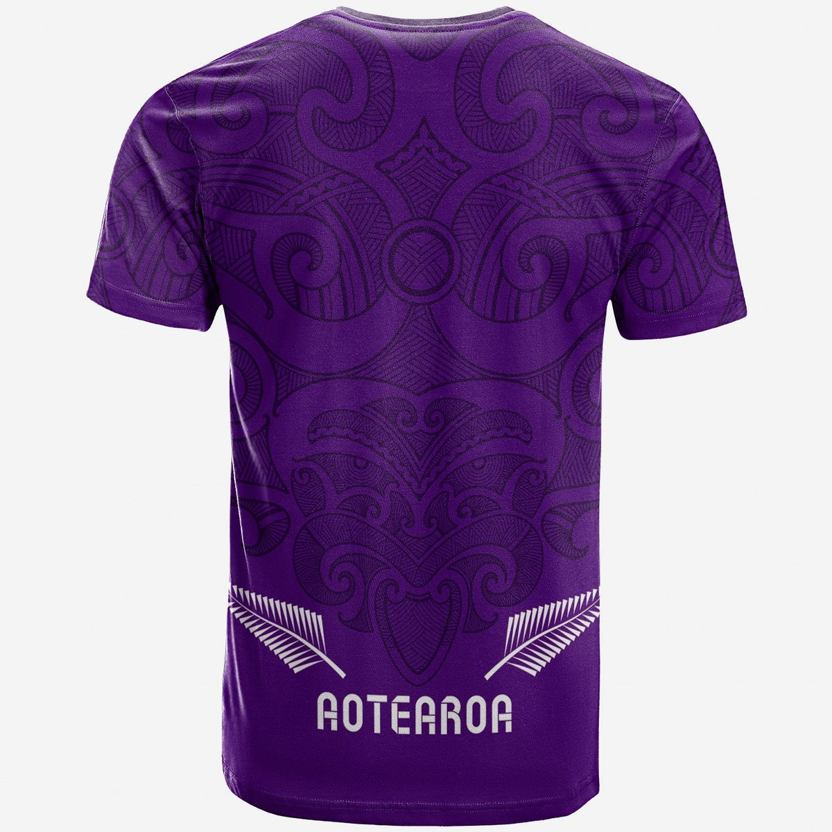 Maori 2021 T Shirt Purple Aotearoa Tattoo LT13 - Wonder Print Shop