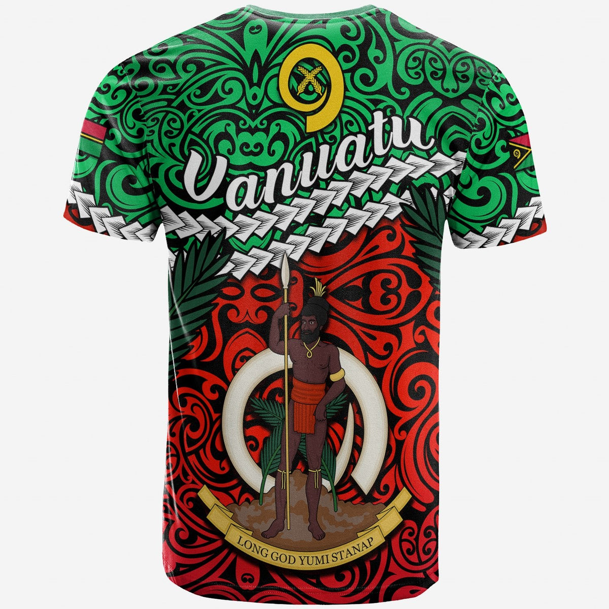 Custom Vanuatu Independence T Shirt Happy Anniversary LT13 - Wonder Print Shop