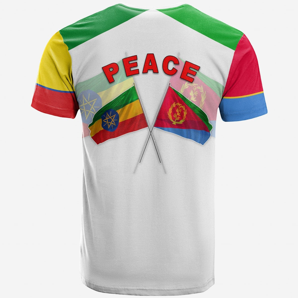 Ethiopia and Eritrea T Shirt In My Heart LT13 - Wonder Print Shop