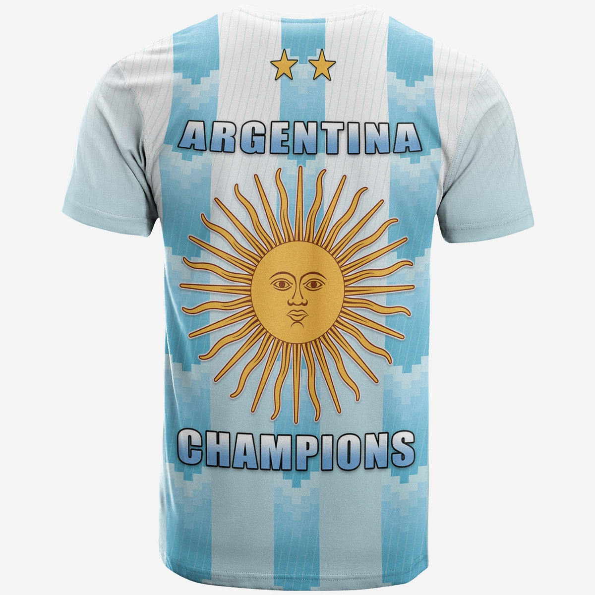Argentina Football T Shirt Argentina Champions LT13 - Wonder Print Shop