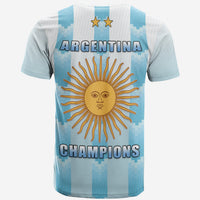 Argentina Football T Shirt Argentina Champions LT13 - Wonder Print Shop