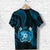 Tonga Pattern T Shirt Always Proud Version Blue LT13 - Wonder Print Shop