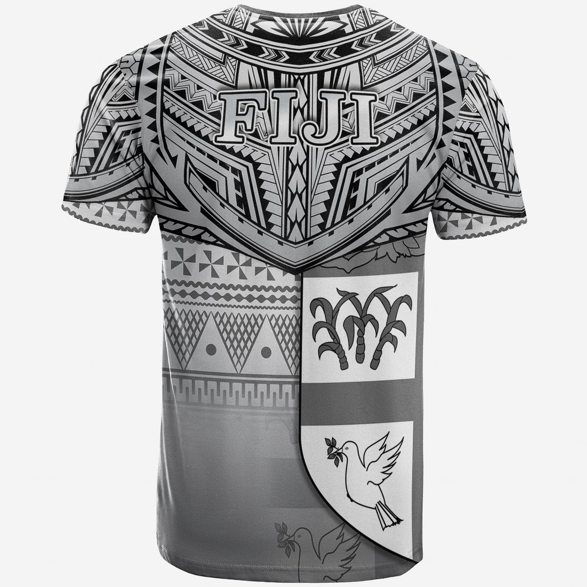 Custom Fiji Creative T Shirt Love Country Version Black LT13 - Wonder Print Shop
