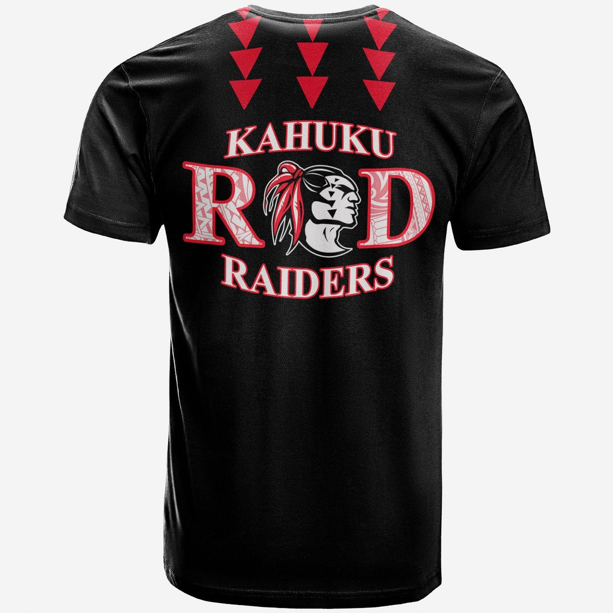 Red Raiders T Shirt Kahuku School LT13 - Wonder Print Shop