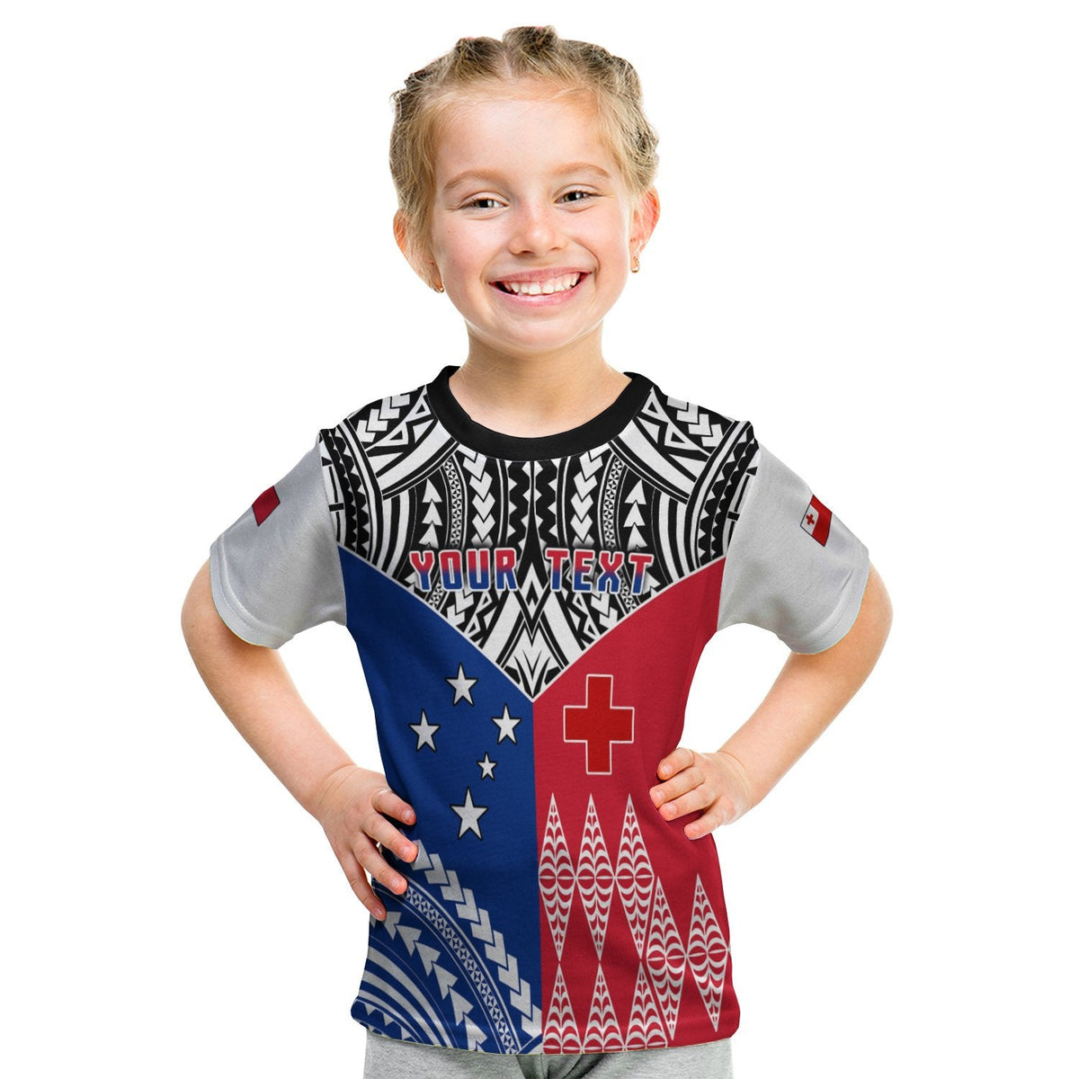 (Custom Personalised) Spirit Of TokoUso T Shirt KID Tonga and Samoa LT13 - Wonder Print Shop