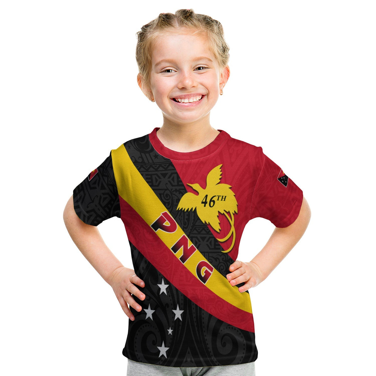 Papua New Guinea T Shirt KID Happy Independence Day LT13 - Wonder Print Shop
