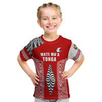 Tonga Rugby T Shirt KID Mate Ma'a Tonga LT13 - Wonder Print Shop
