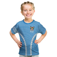Custom Fiji Impressive T Shirt KID 2021 Polynesian LT13 - Wonder Print Shop