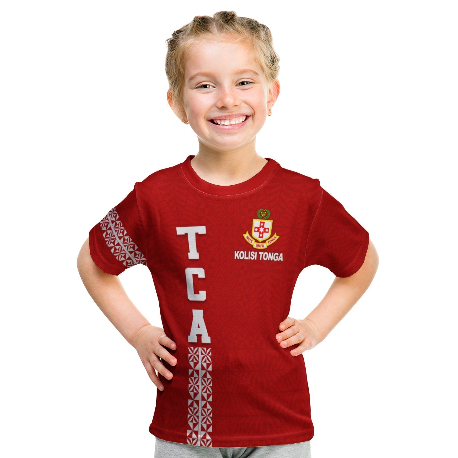Kolisi Tonga T Shirt KID TCA LT13 - Wonder Print Shop