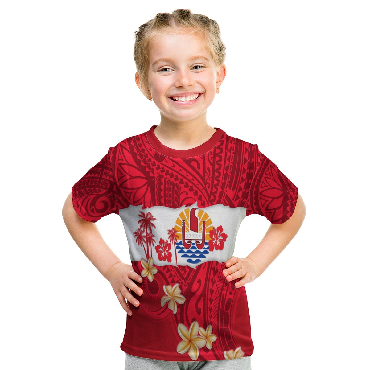 Custom Tahiti Polynesian T Shirt KID Mythical Destination LT13 - Wonder Print Shop