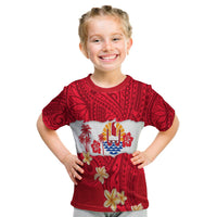 Custom Tahiti Polynesian T Shirt KID Mythical Destination LT13 - Wonder Print Shop