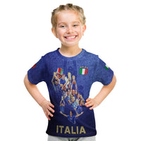 Proud Italia T shirt Kid Campioni D'Europa Lt13 - Wonder Print Shop