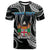 Custom Fiji Coat of Arms T Shirt Polynesian mix Coconut Pattern LT13 - Wonder Print Shop