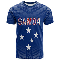 Samoa T Shirt Simple Polynesian Lt13 - Wonder Print Shop