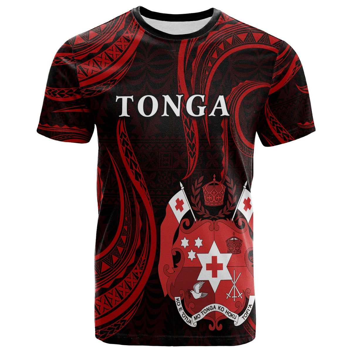 Tonga Pattern T Shirt Always Proud LT13 - Wonder Print Shop