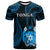 Tonga Pattern T Shirt Always Proud Version Blue LT13 - Wonder Print Shop