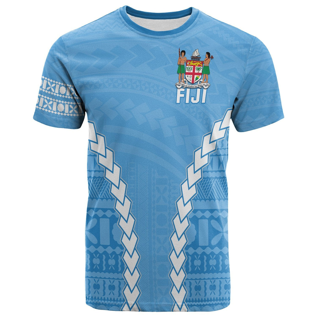 Custom Fiji Impressive T Shirt 2021 Polynesian LT13 - Wonder Print Shop