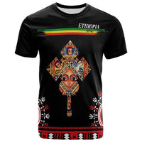 Ethiopia T Shirt Ethiopian Cross LT13 - Wonder Print Shop